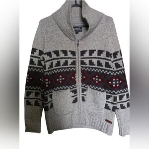 # 300 Roots Cabin Shawl Sweater